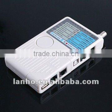 Remote RJ11 RJ45 USB BNC LAN Network Phone Cable Tester Meter