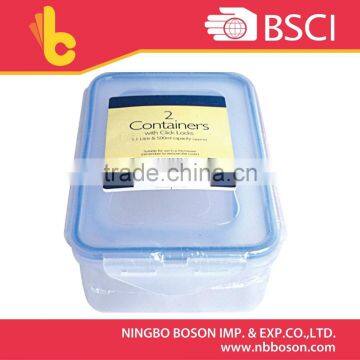 2pc plastic storage container