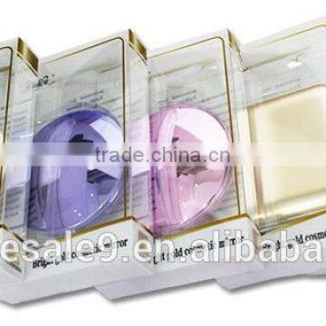 Plastic Plating Colourful Folding Portable Pocket Mirror photo-3