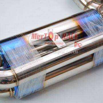 MerTop Race B** 3 SERIES E46 M3 EXHAUST BACK BOX CATBACK (TITANIUM COATED TIPS) photo-2