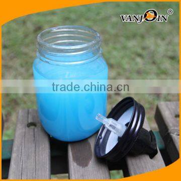 500ML Clear Round Plastic Pump Spray Jar for Shampoo photo-3