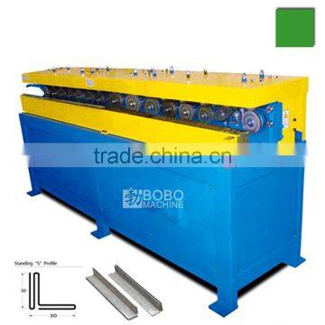 HVAC Standing S&D cleat slip and drive lockformer and rollformer machine