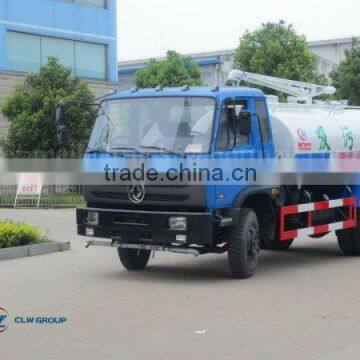 Dongfeng 4*2 Fecal Suction Truck for Sale 12000 Liters with Sprinkling Function