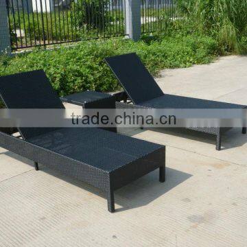 Modern Leisure Outdoor Furniture Rattan Sun Lounger photo-3