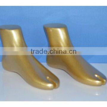 fashion female gold foot mannequin,mannequin foot sale