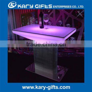 Illuminated cafe furniture beauty table led