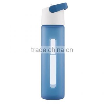 Wholesale food grade heat resistant silicone bottle sleeve with customized pattern 18 OZ