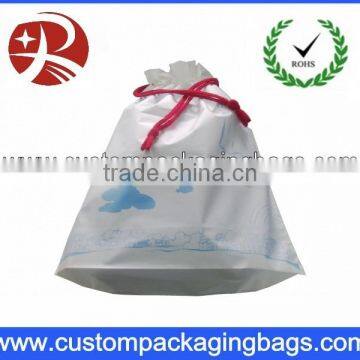Plastic Polyester Drawstring Bags for Shopping Clothing Packing photo-2