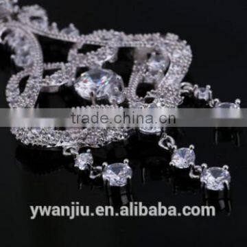 Wholesale Stock Small Order Fashion Women Retro Hollow Tassels Zircon Earrings photo-3