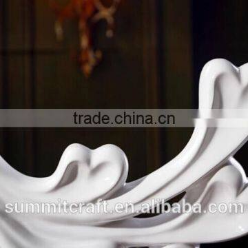 Wedding Gift Imitation Ceramic Unpainted Resin Figurines photo-3