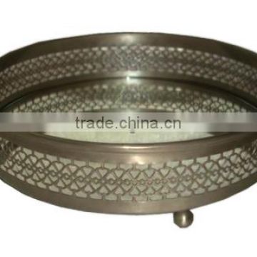 Round Mirror Tray