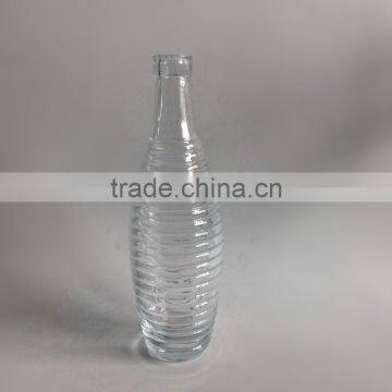 Wholesale Striated Glass Bottle for Beverage or Flower/Glass Vase/glassware photo-2