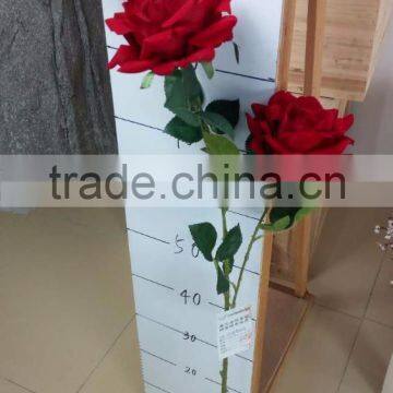 Wholesale Artificial Single Red Rose in Factory Price for Interior Decor photo-3