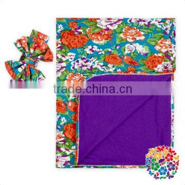 Double Layers Floral Newborn Baby Infant Swaddle Blanket photo-3