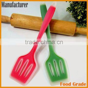 Flexible Silicone Slotted Turner Spatula for 2016 New Design photo-5
