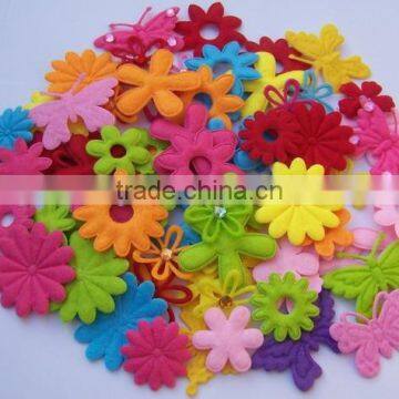 made in china hot new products for 2017 china supplier wholesale alibaba website handmade die cut shapes felt flower for diy