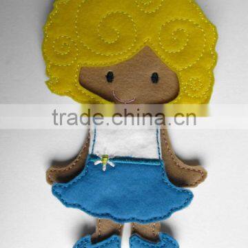 2017 popular item handmade felt Unpaper Doll Starter Play for Toddler made in China