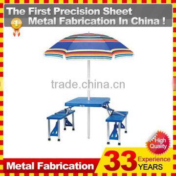 Portable Folding Table Tops Picnic Camping Outdoor Plastic Aluminum Sheet Dining 4 Chairs/Benches