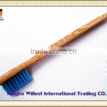 Bamboo handle toothbrush with customise color bristle