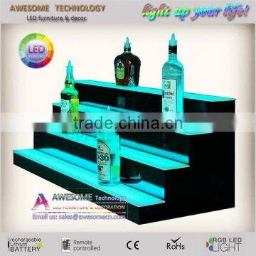 Fancy Square Acrylic Glossy Wedding Cake Display Shelf BB104 photo-3