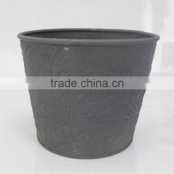 Garden Galvanised Planter Embossed