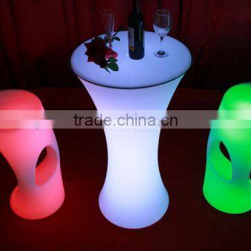 LED illuminated cocktail table/LED cocktail table for events/party