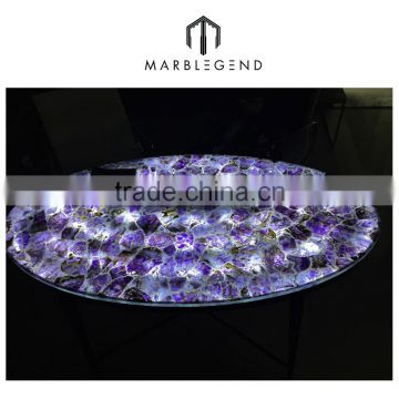 2016 PFM hot sale natural semi precious gemstone table top