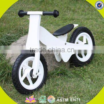 2017 New design wooden white balance bike children wooden white balance bike baby wooden white balance bike W16C154