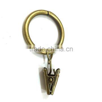 Small Curtain Ring With Clip / Steel Rod Ring With Clip Hanging / A Ring With A Clip photo-6