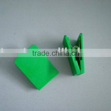 Green Plastic Clip, Office Plastic Clip, Office Supply