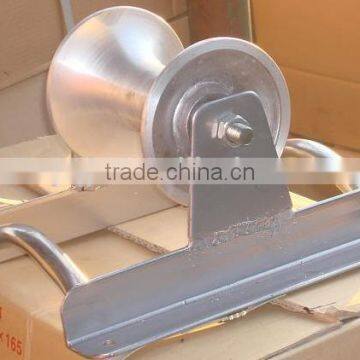 Aluminum cable pulling rollers
