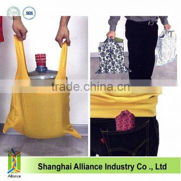 Eco Friendly Reusable Shopping Bag Folded Into Small Pattern photo-4