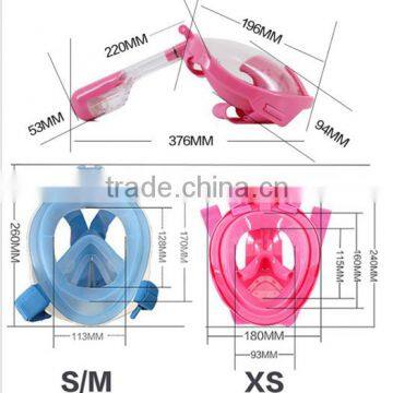 High Quality Full Face Full View Silicone Snorkeling Mask 180 Viewing photo-5