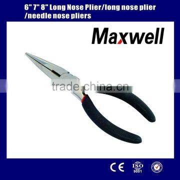 6" 7" 8" Long Nose Plier/long nose plier/needle nose pliers