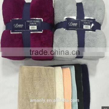 Super Soft Long Hair Coral Fleece Blanket 60*90" photo-3