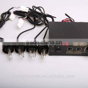 2016 New 4 LED U-shape Decorative Flash Strobe Light Bulbs Flashing Lamp Car Headlight DC 12V photo-3