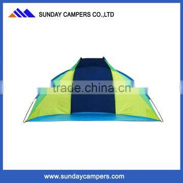 190T polyester taffeta coated PU portable unique outdoor camping tent