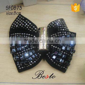 Factory wholesale handmade ladies rhinestone accessories shoe decoration