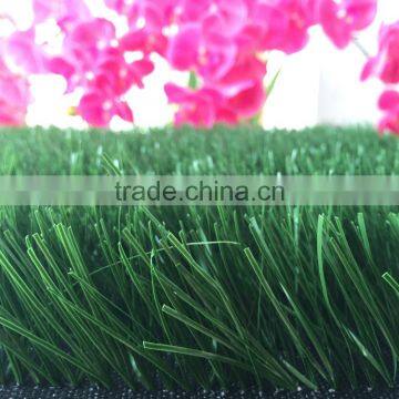 2016 New diamond yarn dark green color Artificial Grass For Soccer field