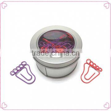 Advertising Tin Box OEM Shape Metal Wire Paper Clips photo-6