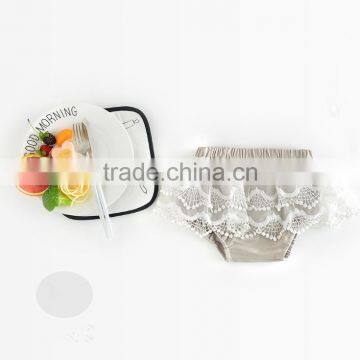 2017 Hot Sale Summer Baby Girls Sweet Lace Frill Bloomers photo-4