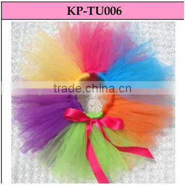 China Clothing Manufacturer Wholesale Children's Clothing Girls Skirt Colorful Christams Tutus photo-2