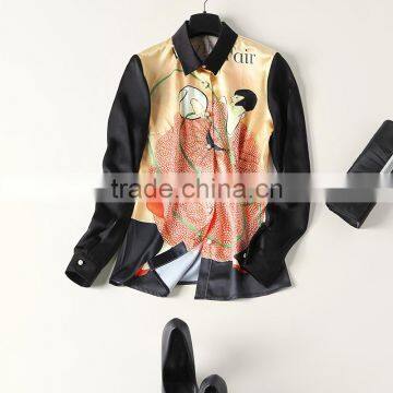 Maxnegio Lady Print New Blouse Fashion Cutting Blouse Back Neck Designs photo-6