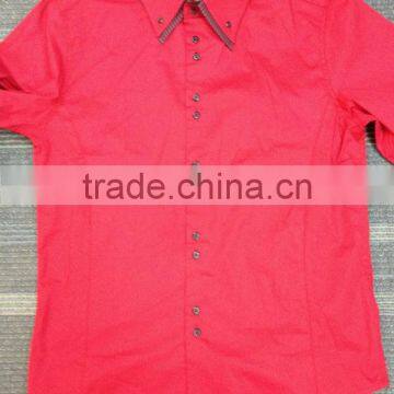 italian shirt for mens with double collar