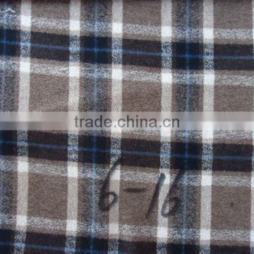 New fashion cotton flannel check fabric V313