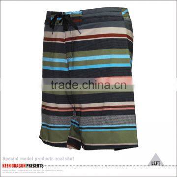 Men's Colorful Stripes Shorts Full Sublimation Four Way Stretch Boardshorts photo-2