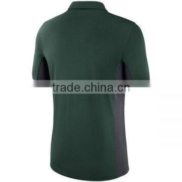 MGOO Factory Wholesale Sport Wear Gym Wear Polo T-Shirt Mens Dry Fit Polo Shirt Splicing With Two Colors photo-4