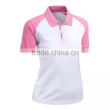 New Design Ladies Cool Dry Bulk 100% Microfiber Polyester Uniform Polo Shirt photo-3