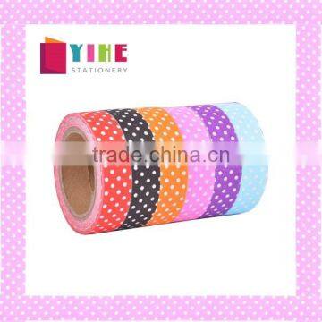 1.5cm*1m pokla dot pattern Washi Deco Tape