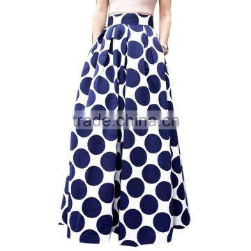 Walson Wholesale Clothing Woman Wrap Skirt Wave Point Mid Tutu Skirt